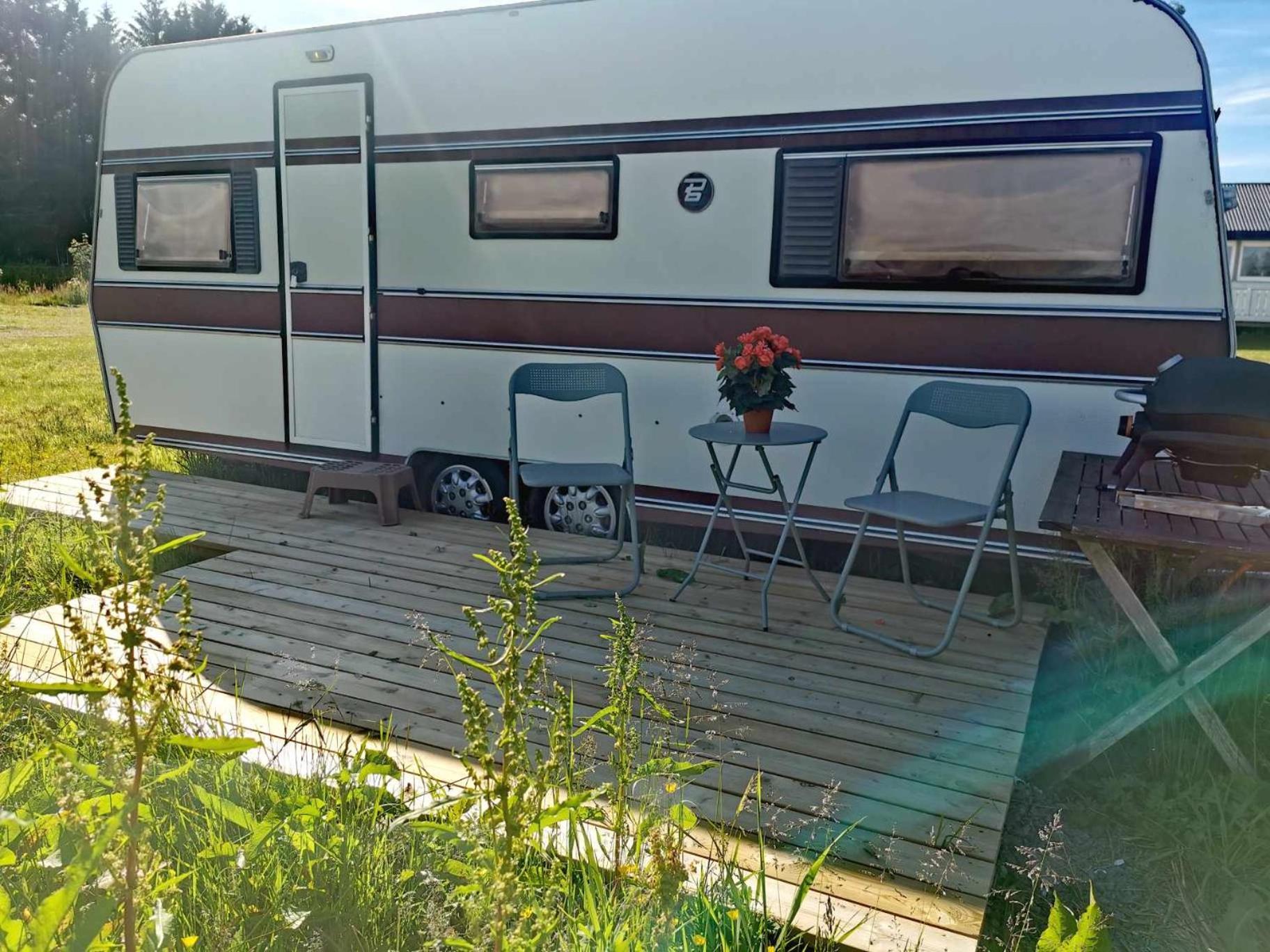 Vintage Caravan Synes Kültér fotó